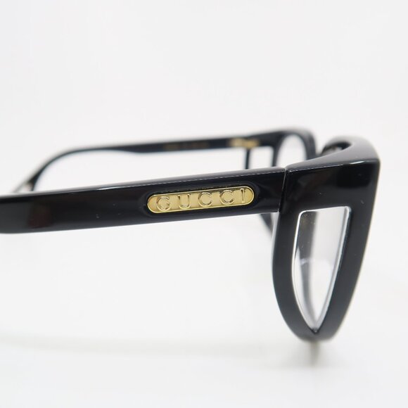 Gucci GG0470O 001 56mm Black with Lateral Wings, New Women's Eyeglasses Frames. - Picture 5 of 9